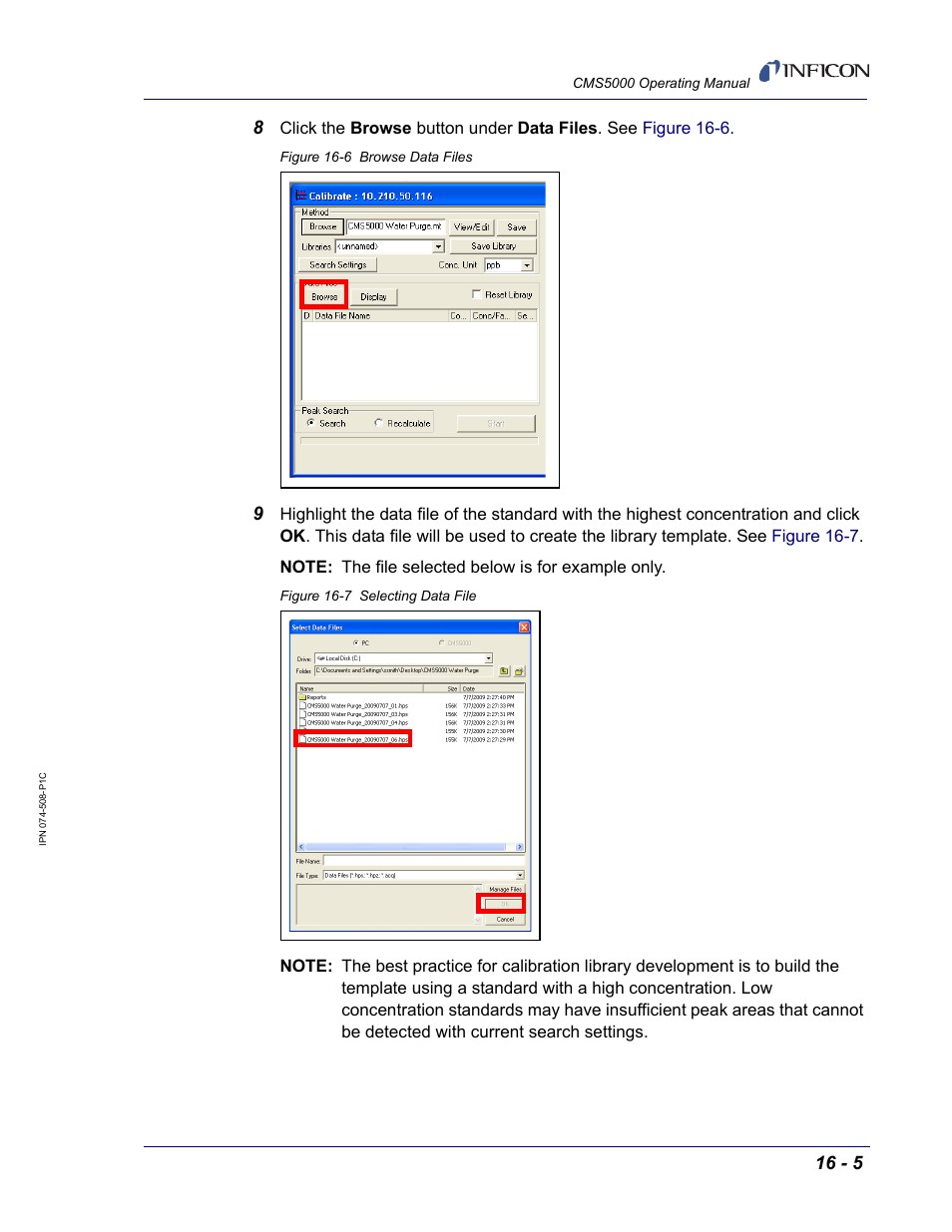 INFICON CMS5000 Monitoring System User Manual | Page 235 / 262