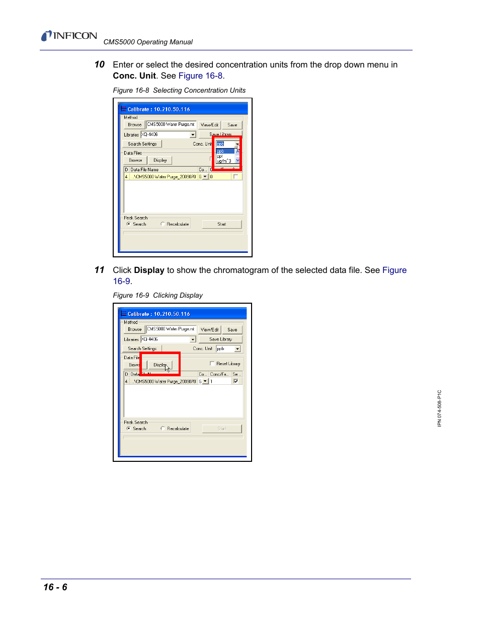 INFICON CMS5000 Monitoring System User Manual | Page 236 / 262