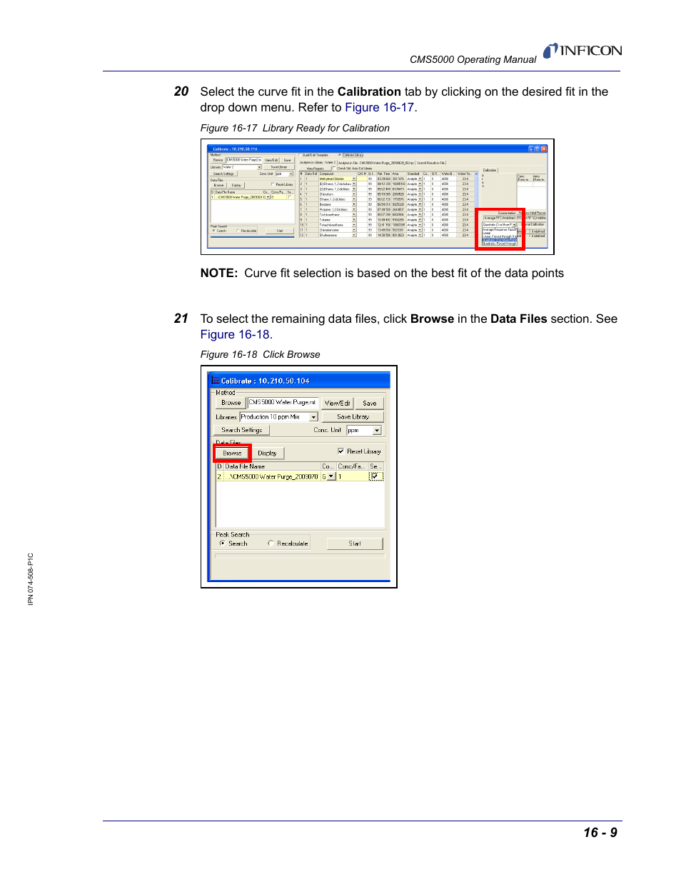 INFICON CMS5000 Monitoring System User Manual | Page 239 / 262