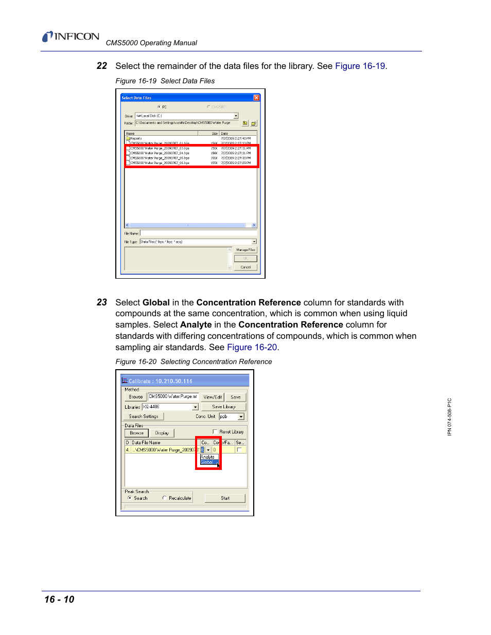 INFICON CMS5000 Monitoring System User Manual | Page 240 / 262