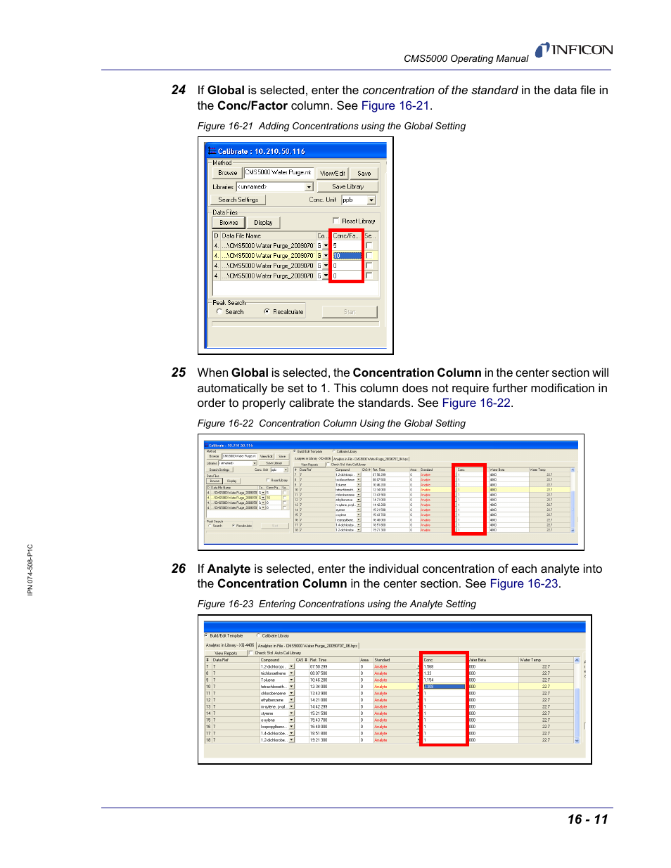 INFICON CMS5000 Monitoring System User Manual | Page 241 / 262