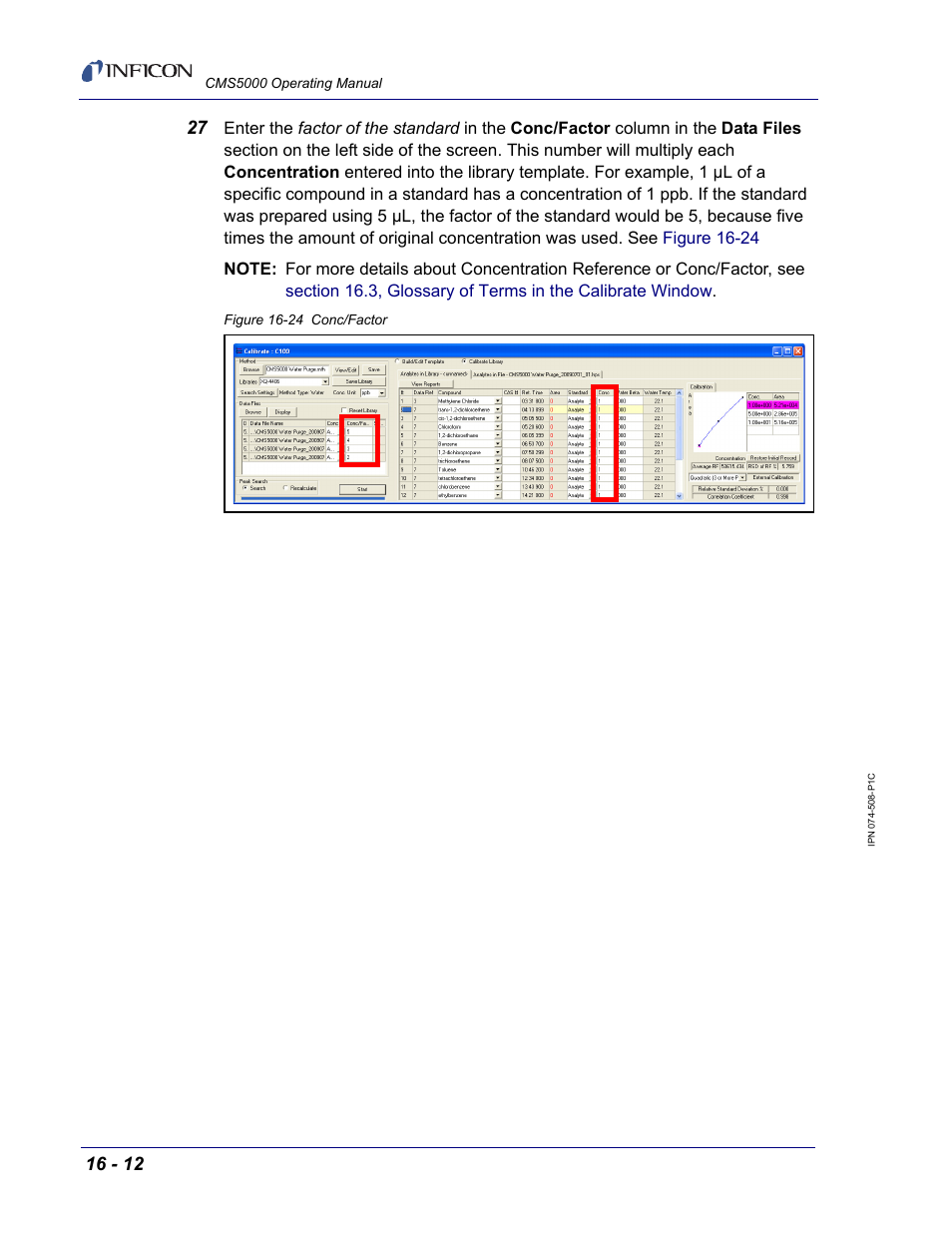 INFICON CMS5000 Monitoring System User Manual | Page 242 / 262