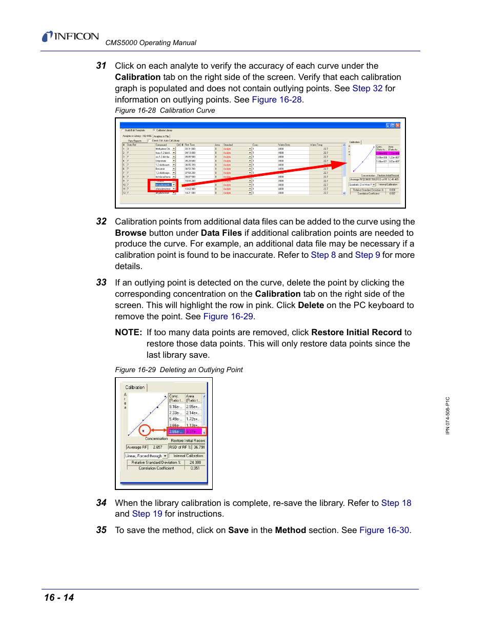 INFICON CMS5000 Monitoring System User Manual | Page 244 / 262