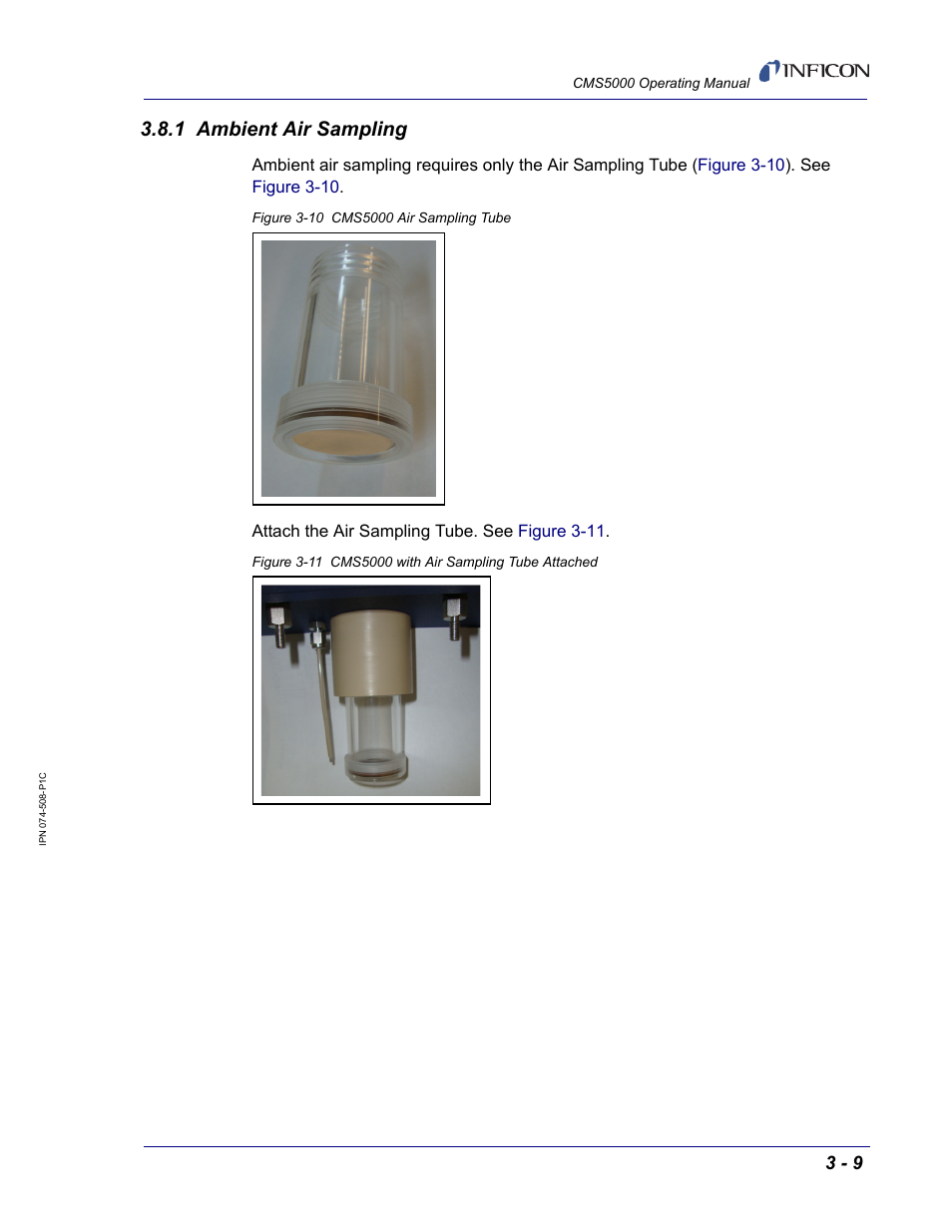 1 ambient air sampling | INFICON CMS5000 Monitoring System User Manual | Page 29 / 262