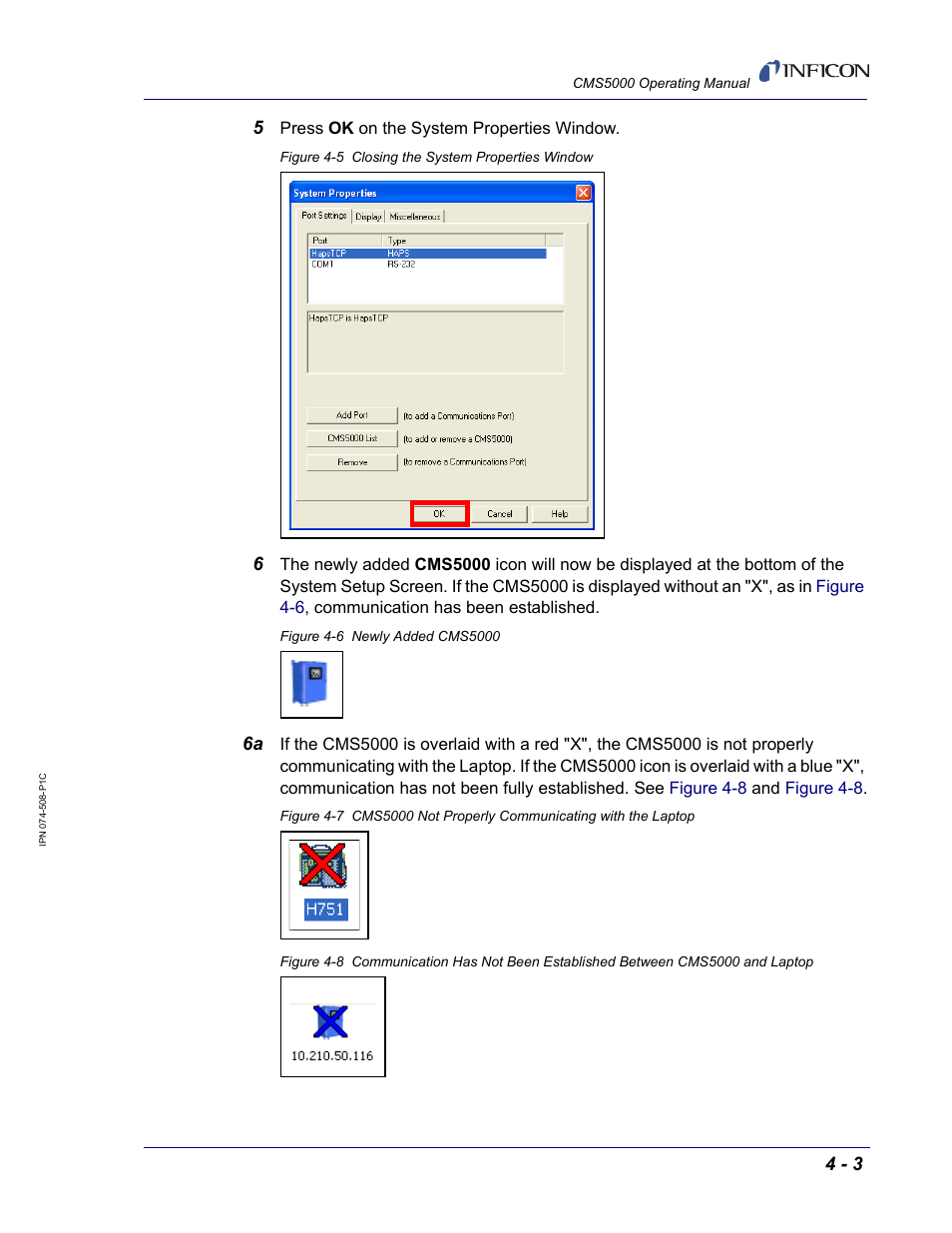 INFICON CMS5000 Monitoring System User Manual | Page 37 / 262