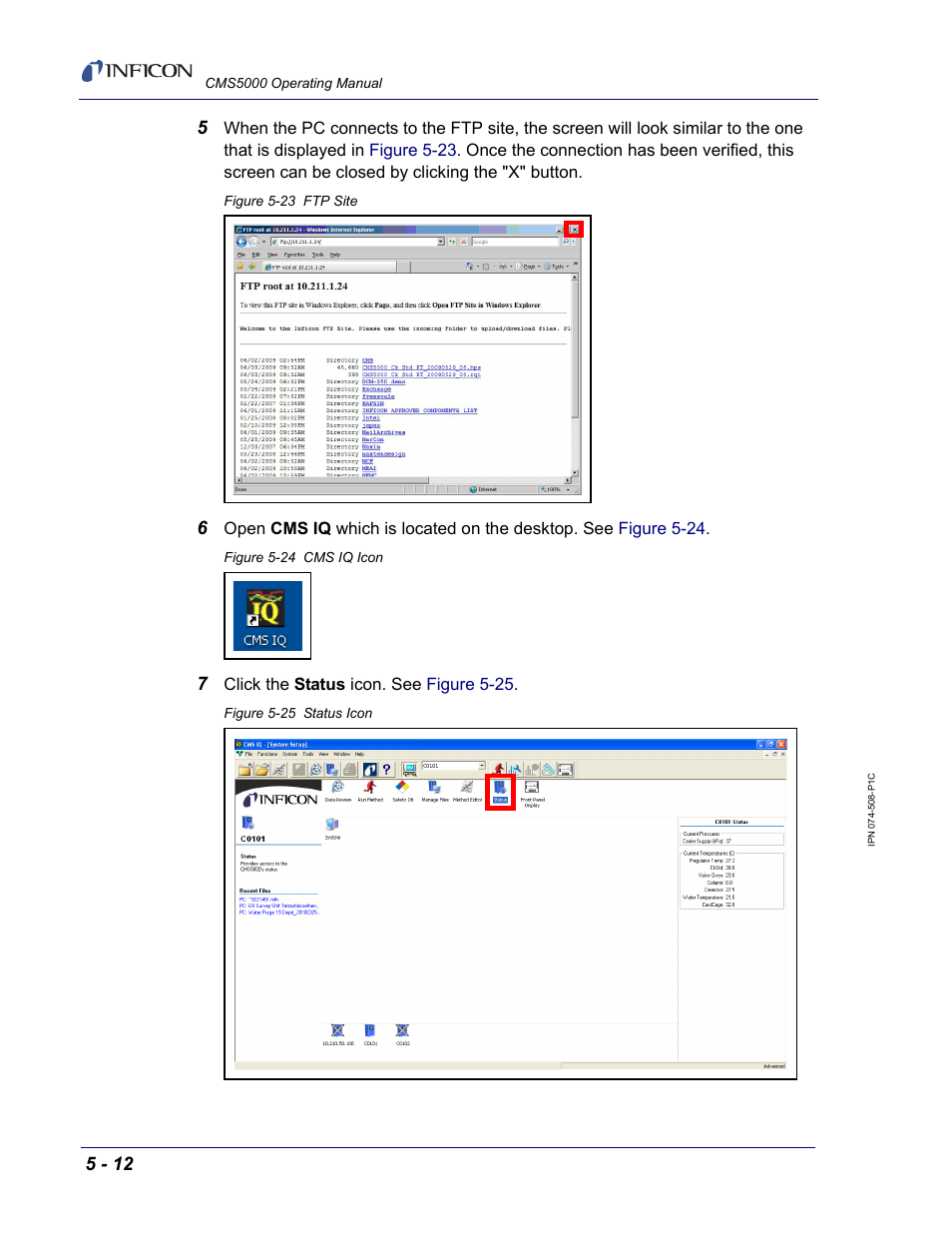 INFICON CMS5000 Monitoring System User Manual | Page 56 / 262