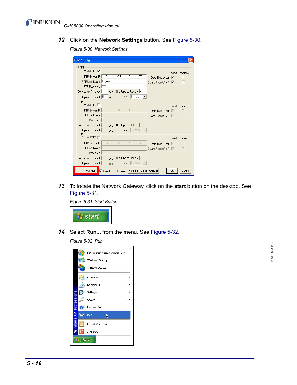 INFICON CMS5000 Monitoring System User Manual | Page 60 / 262
