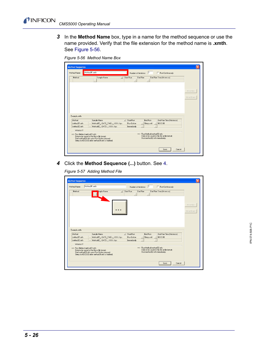 INFICON CMS5000 Monitoring System User Manual | Page 70 / 262