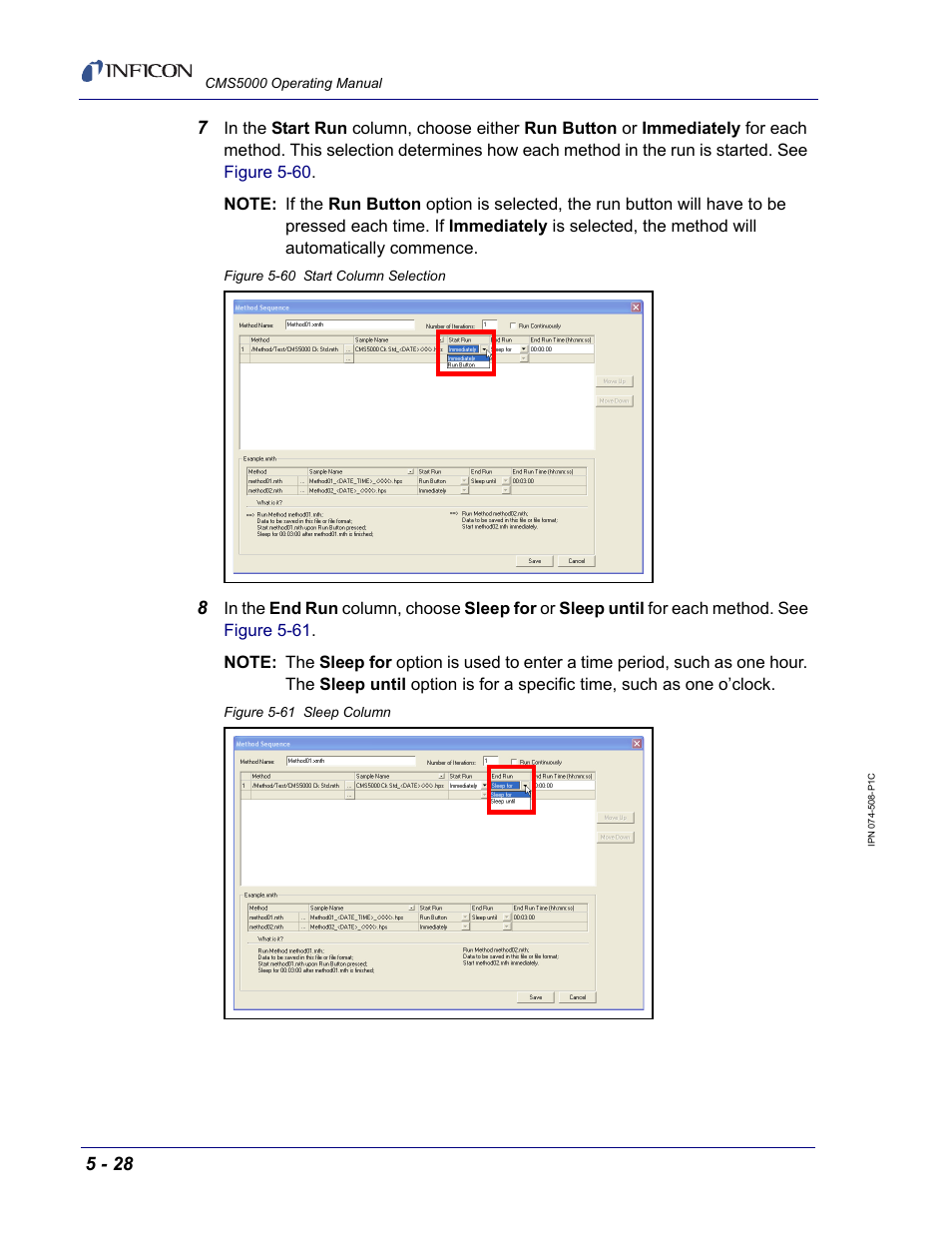INFICON CMS5000 Monitoring System User Manual | Page 72 / 262
