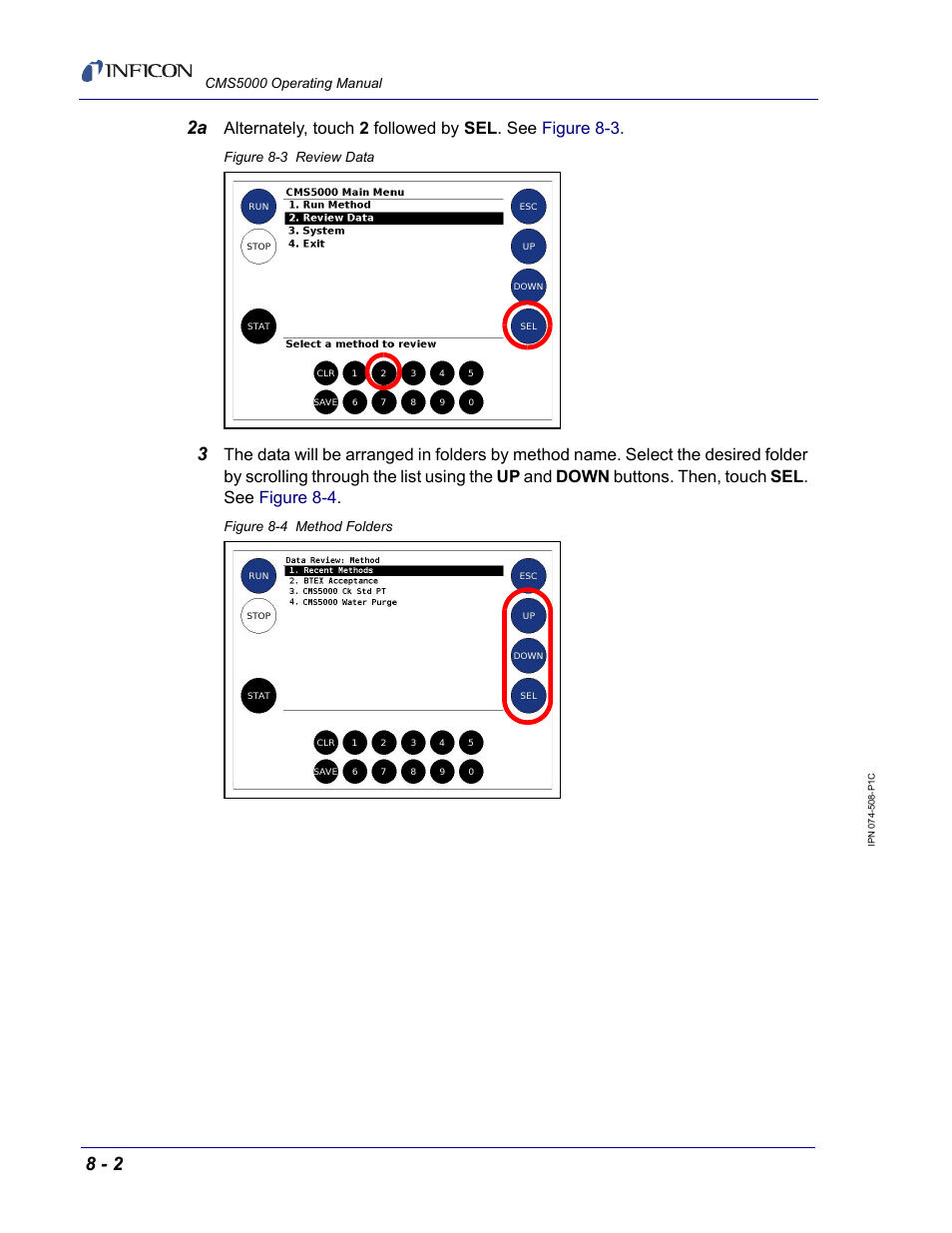 INFICON CMS5000 Monitoring System User Manual | Page 88 / 262