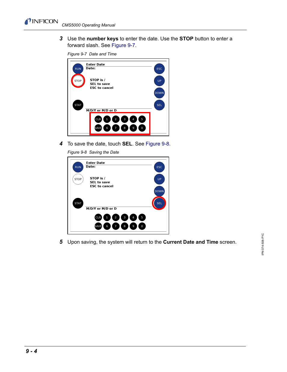 INFICON CMS5000 Monitoring System User Manual | Page 94 / 262
