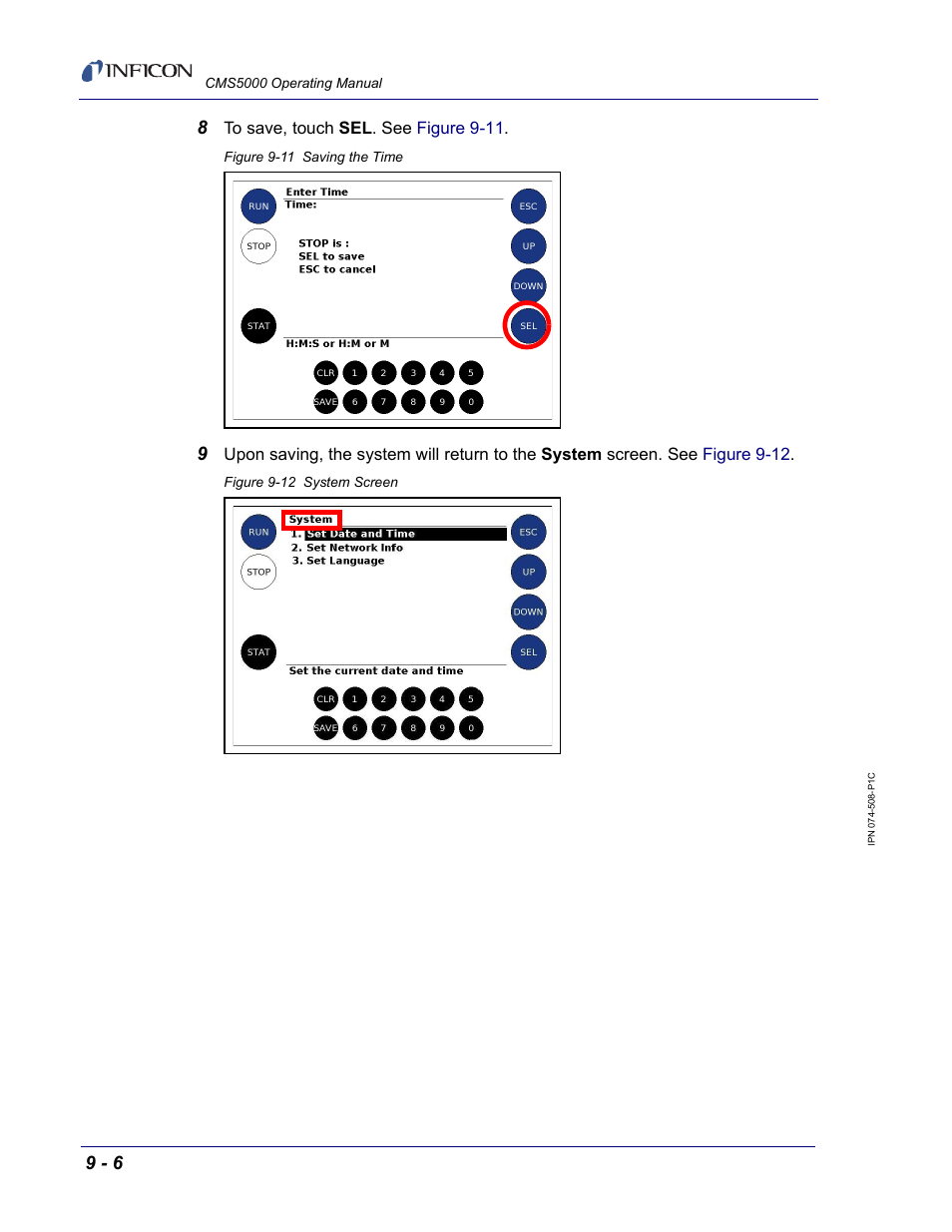 INFICON CMS5000 Monitoring System User Manual | Page 96 / 262