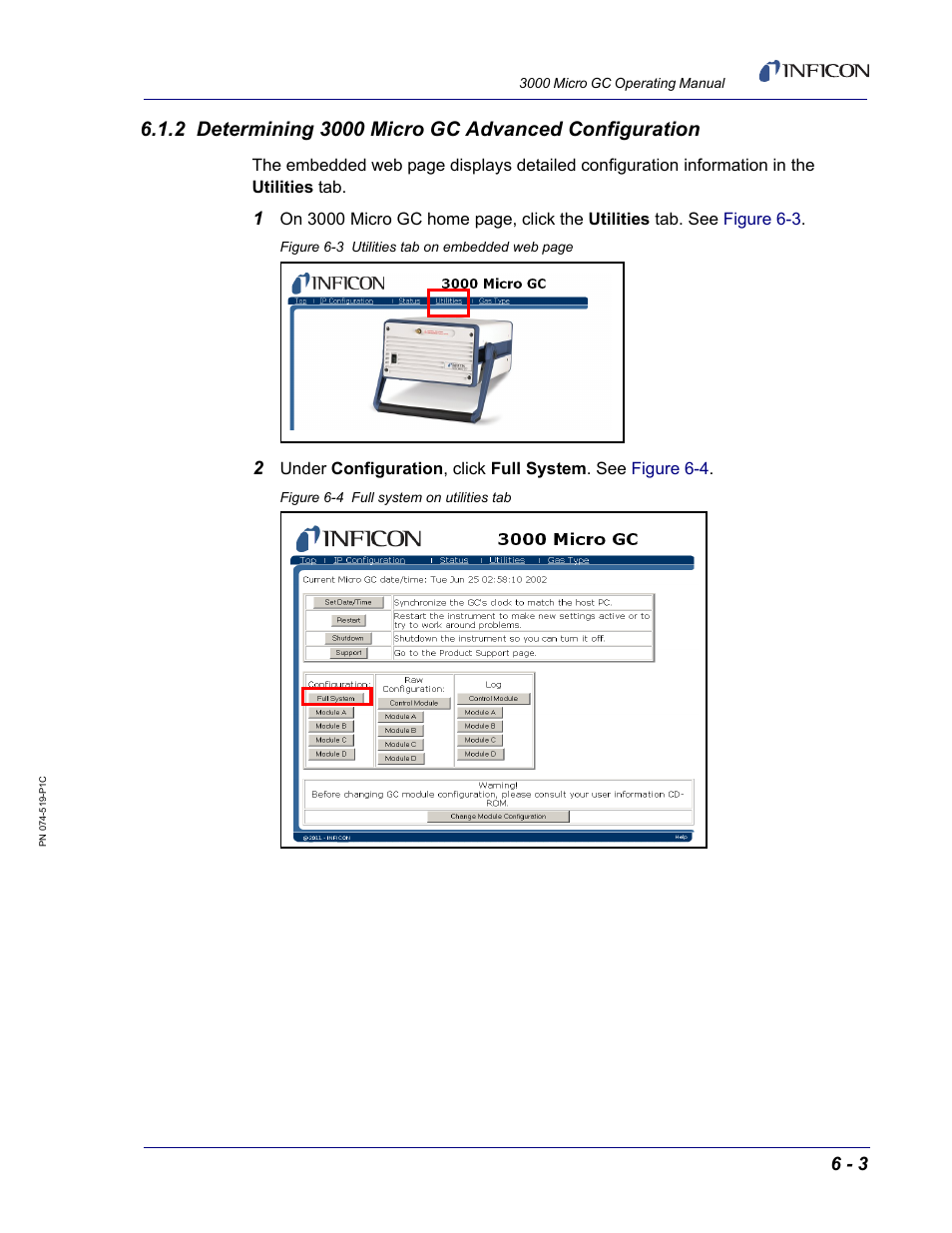 2 determining 3000 micro gc advanced configuration | INFICON 3000 Micro GC Gas Analyzer Operating Manual User Manual | Page 111 / 268