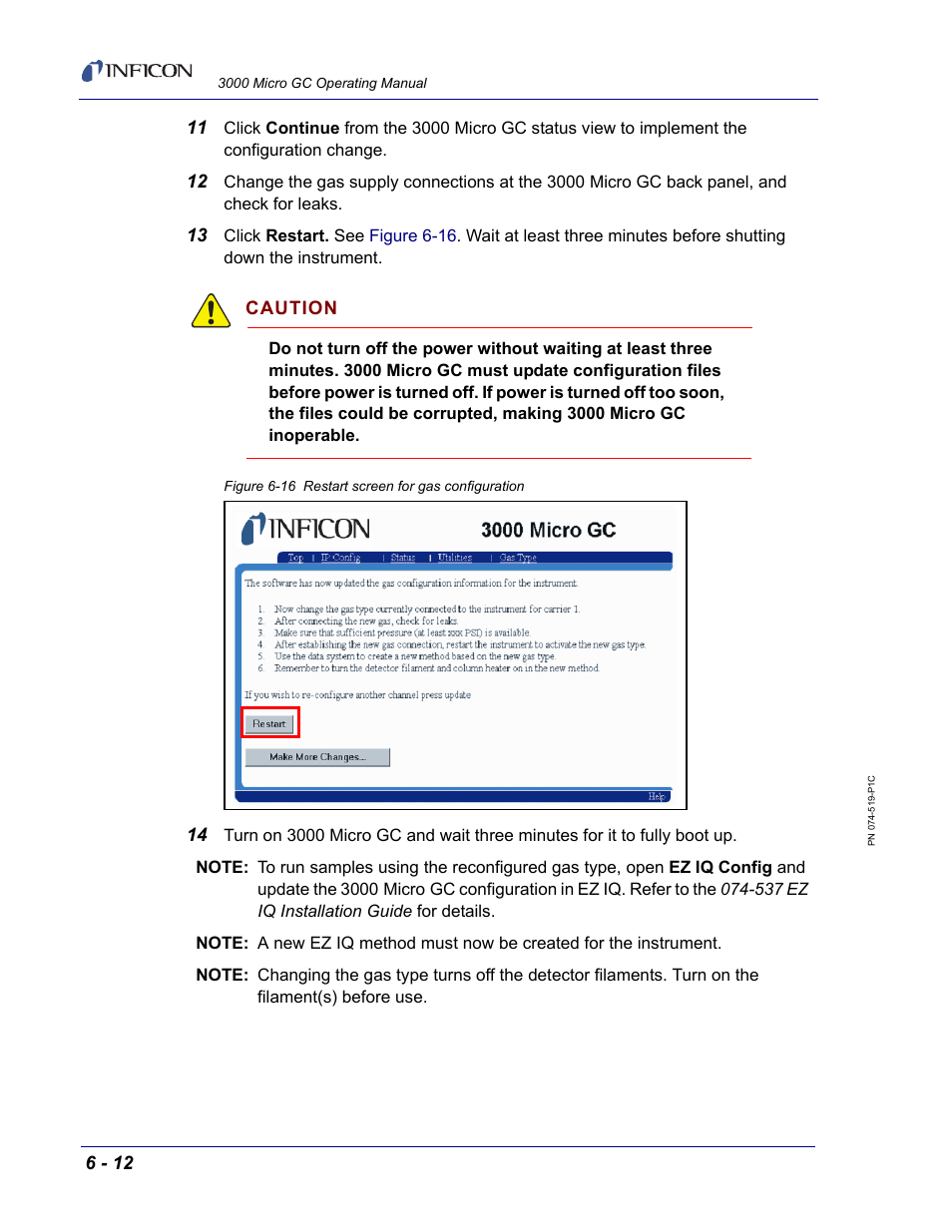 INFICON 3000 Micro GC Gas Analyzer Operating Manual User Manual | Page 120 / 268