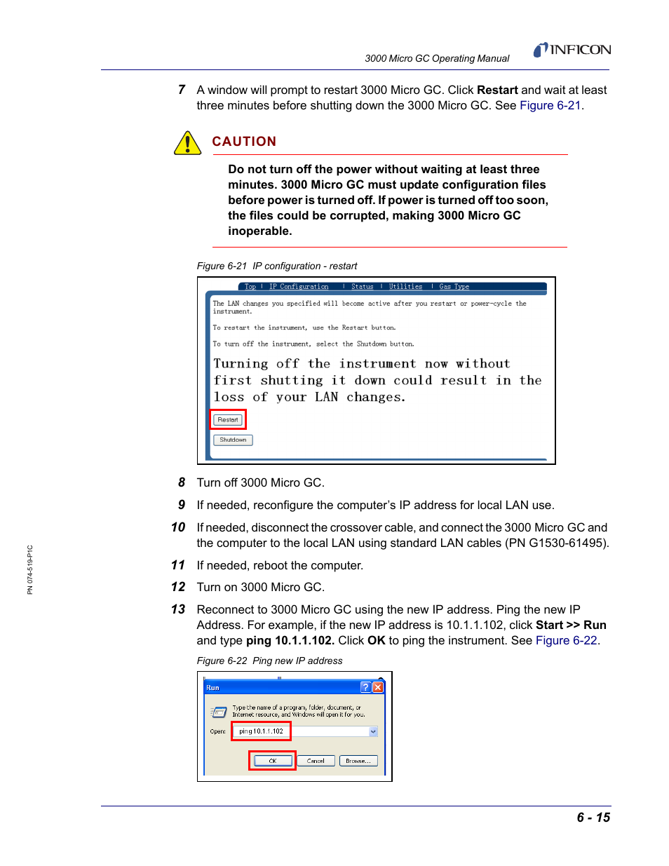 INFICON 3000 Micro GC Gas Analyzer Operating Manual User Manual | Page 123 / 268