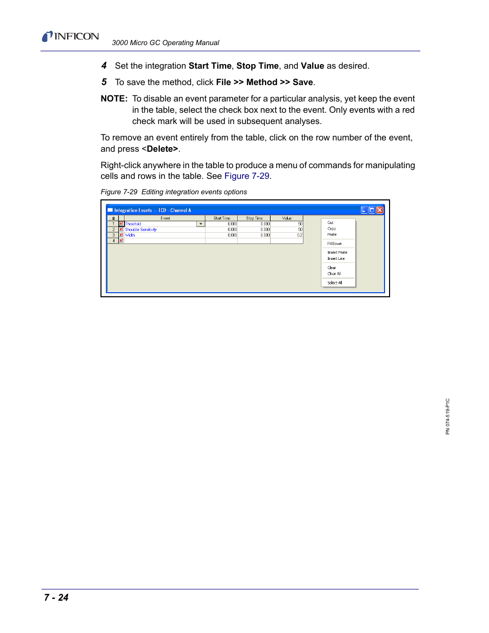INFICON 3000 Micro GC Gas Analyzer Operating Manual User Manual | Page 152 / 268