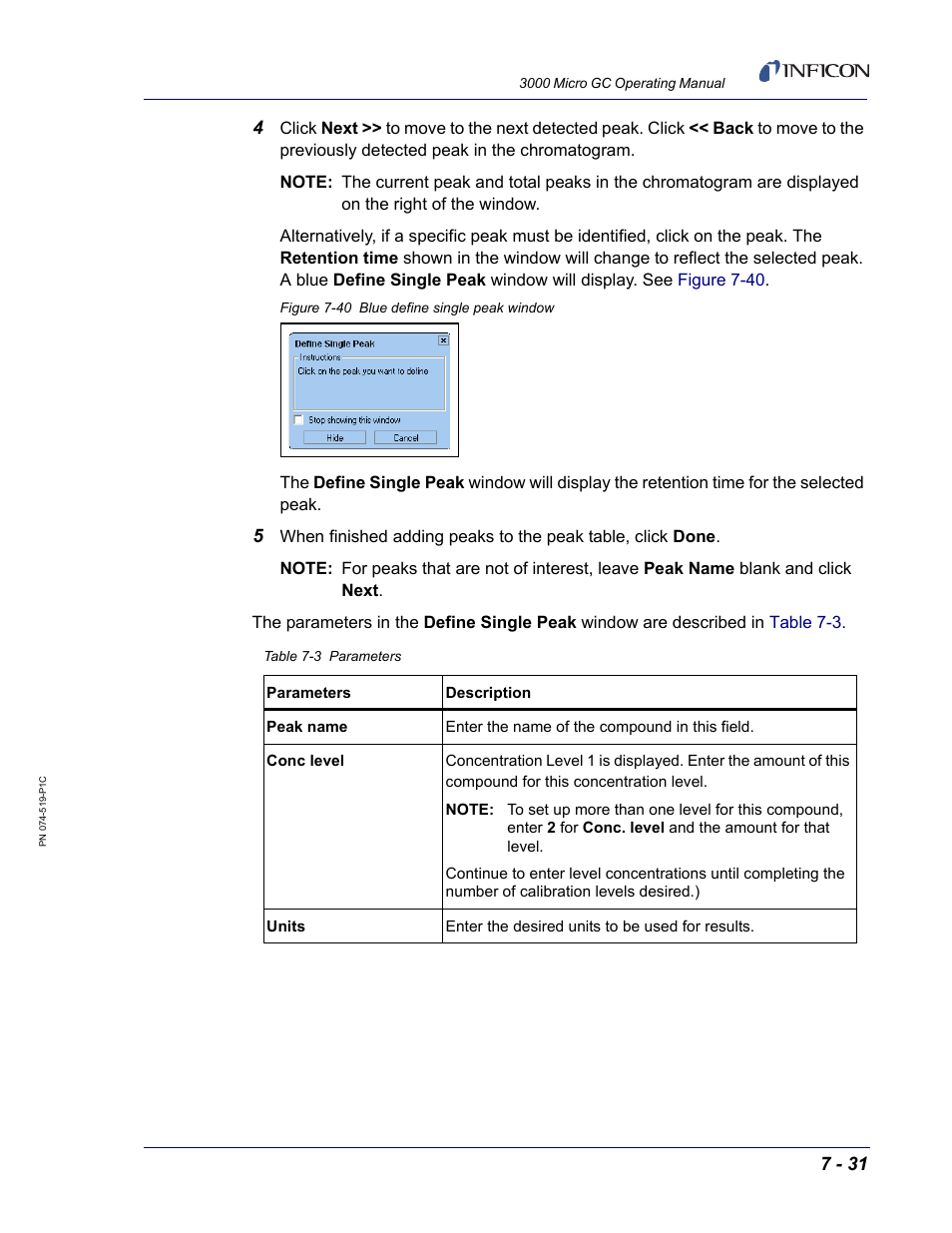 INFICON 3000 Micro GC Gas Analyzer Operating Manual User Manual | Page 159 / 268