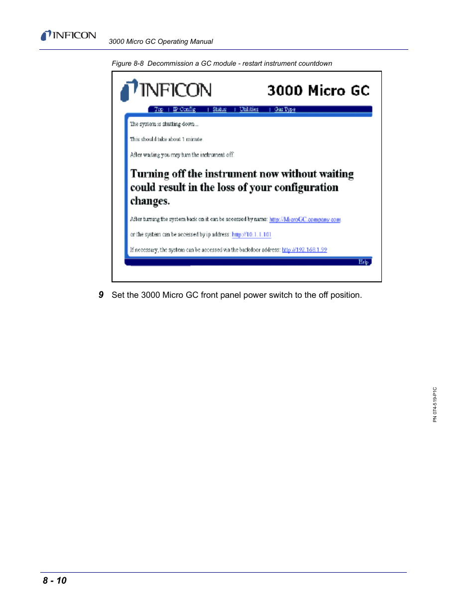 Figure | INFICON 3000 Micro GC Gas Analyzer Operating Manual User Manual | Page 192 / 268