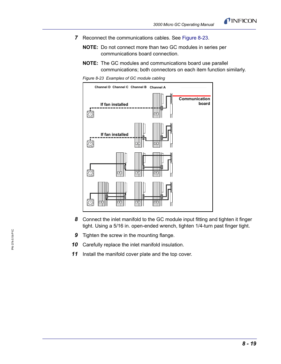 INFICON 3000 Micro GC Gas Analyzer Operating Manual User Manual | Page 201 / 268
