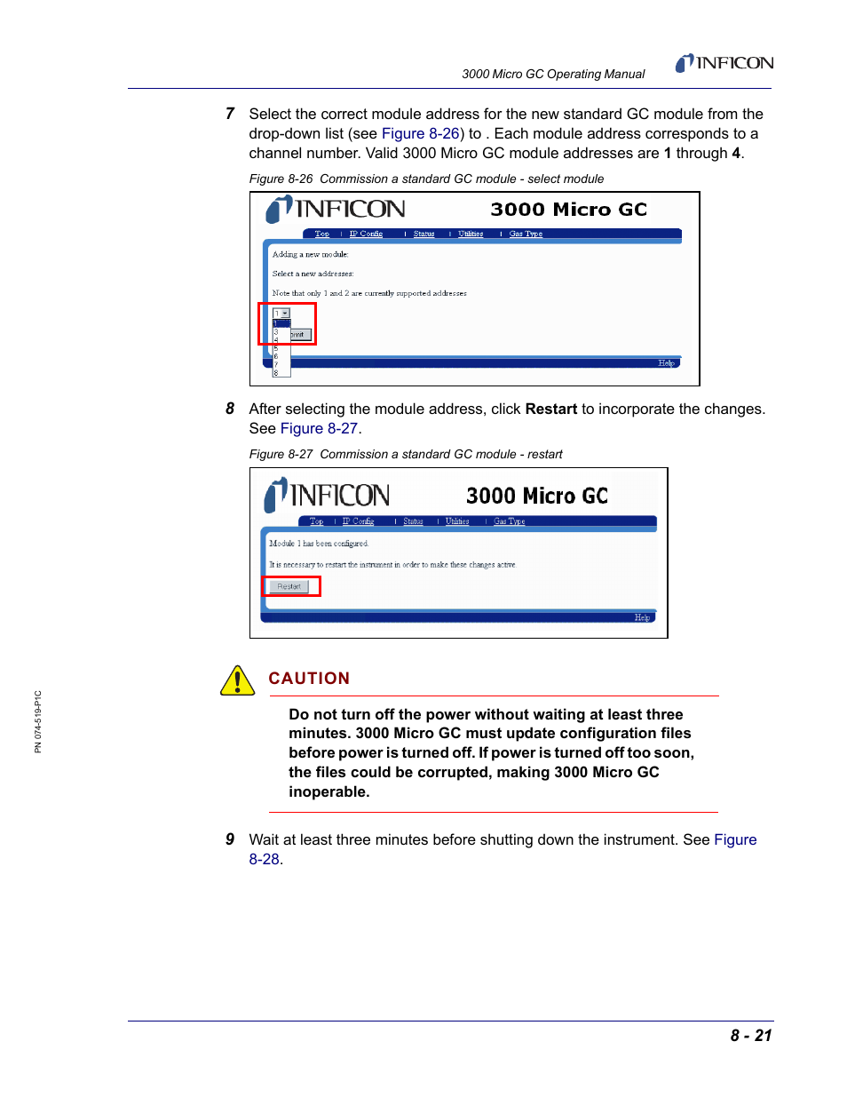 INFICON 3000 Micro GC Gas Analyzer Operating Manual User Manual | Page 203 / 268