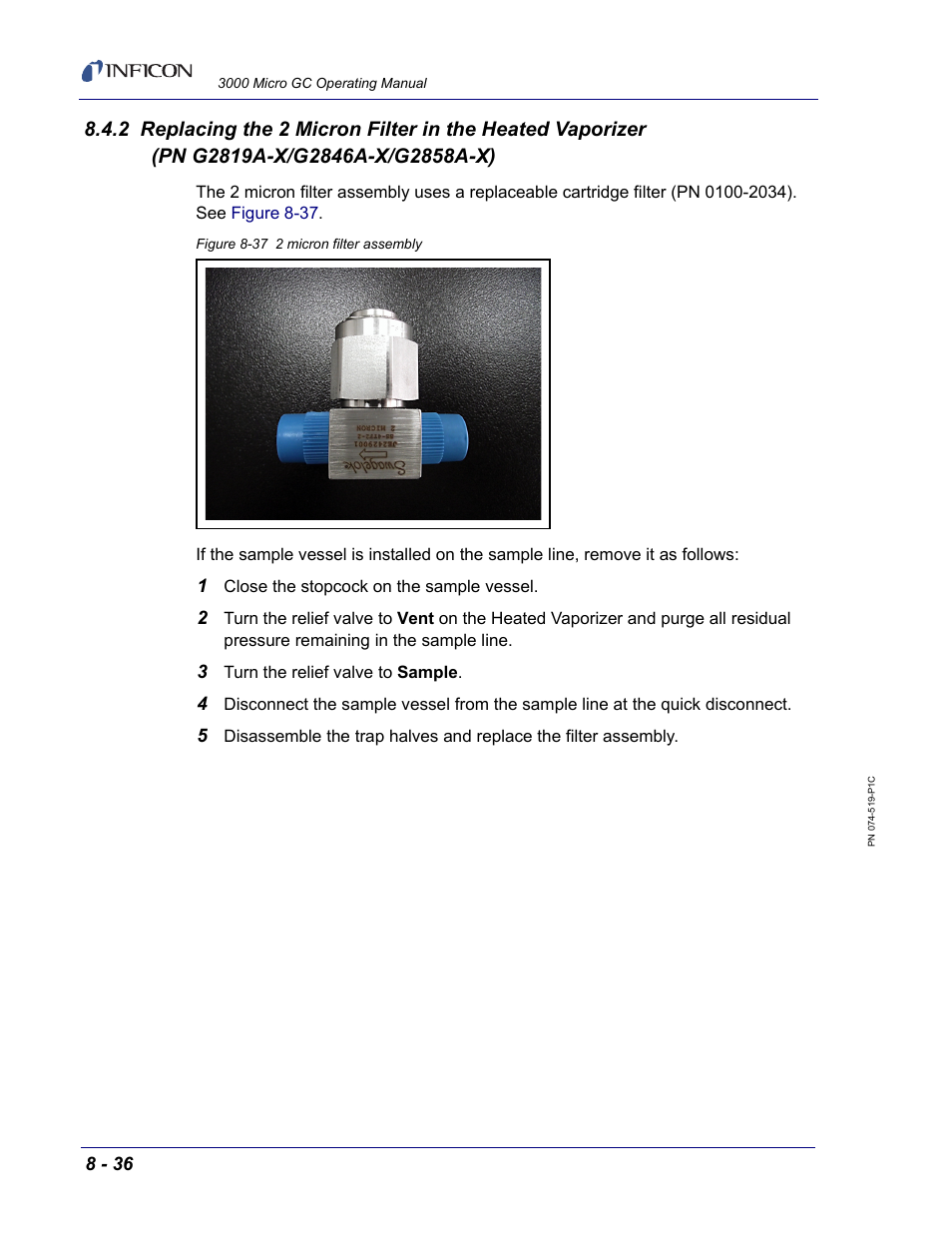 INFICON 3000 Micro GC Gas Analyzer Operating Manual User Manual | Page 218 / 268