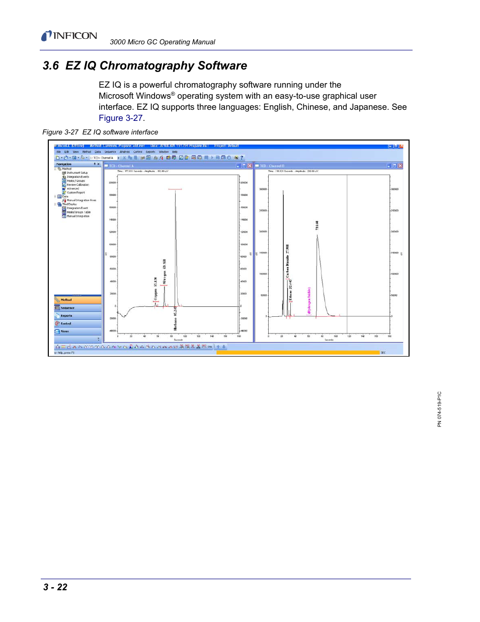 6 ez iq chromatography software | INFICON 3000 Micro GC Gas Analyzer Operating Manual User Manual | Page 52 / 268