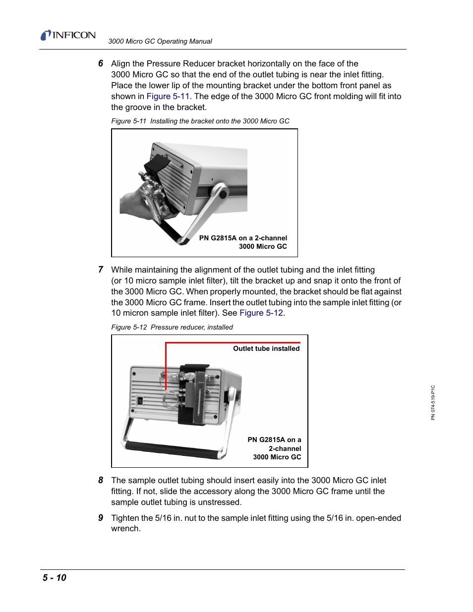 INFICON 3000 Micro GC Gas Analyzer Operating Manual User Manual | Page 84 / 268