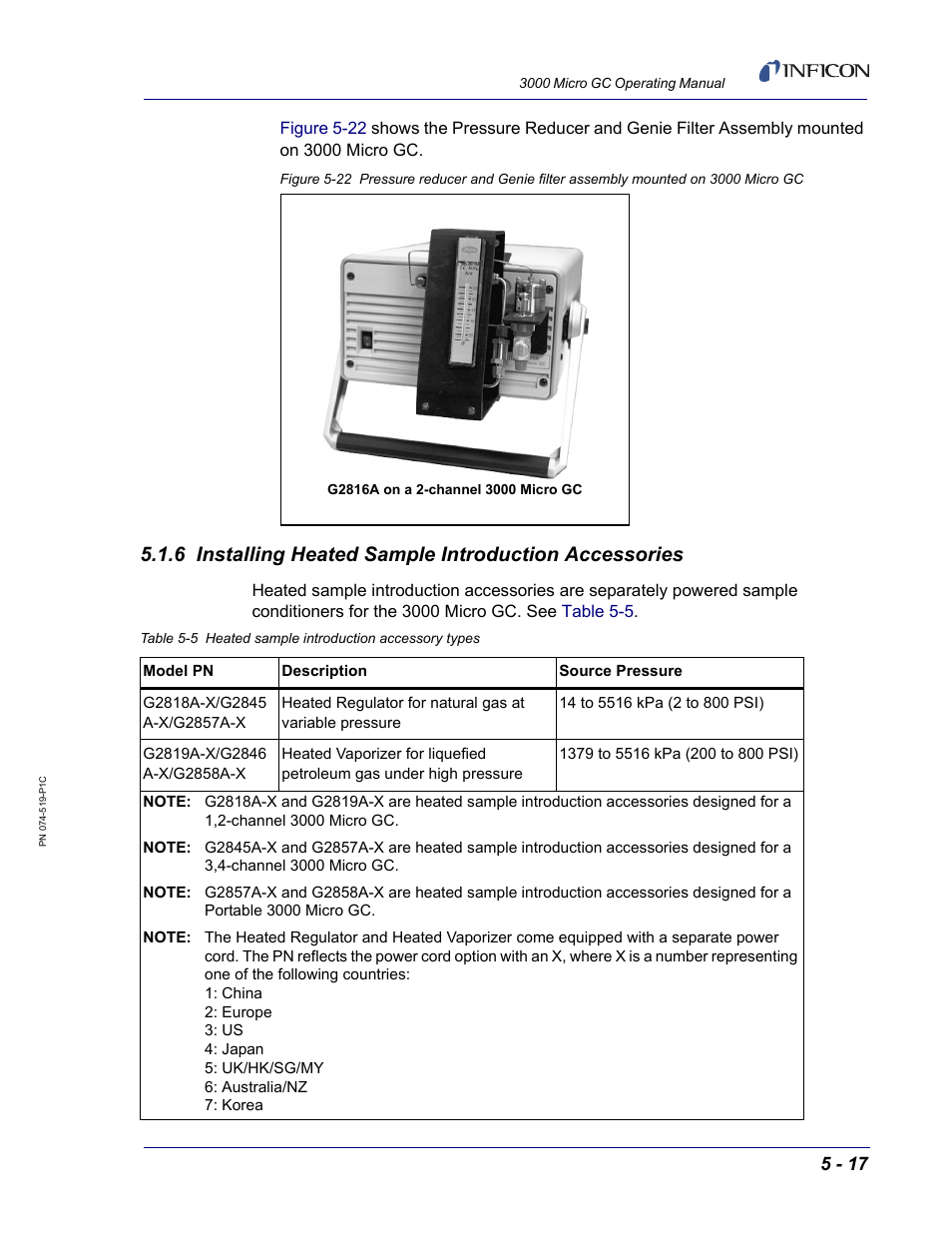 INFICON 3000 Micro GC Gas Analyzer Operating Manual User Manual | Page 91 / 268