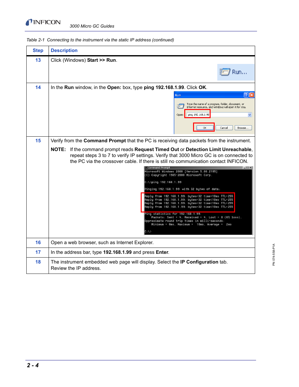 INFICON 3000 Micro GC Gas Analyzer Reference Guide User Manual | Page 18 / 108