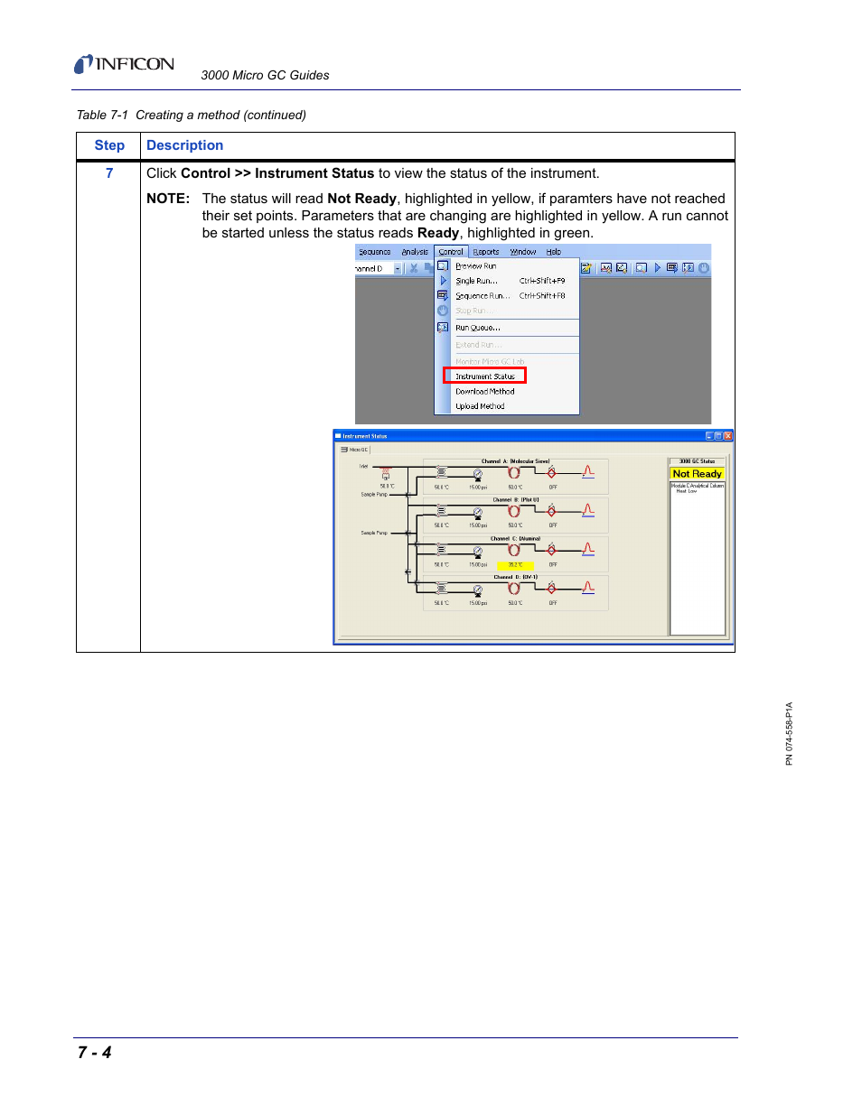 INFICON 3000 Micro GC Gas Analyzer Reference Guide User Manual | Page 36 / 108