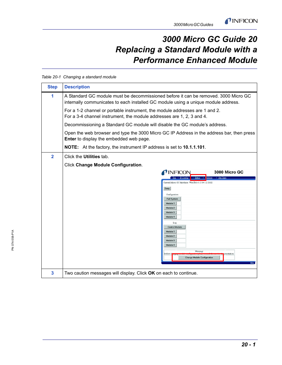 3000 micro gc guide 20 | INFICON 3000 Micro GC Gas Analyzer Reference Guide User Manual | Page 87 / 108