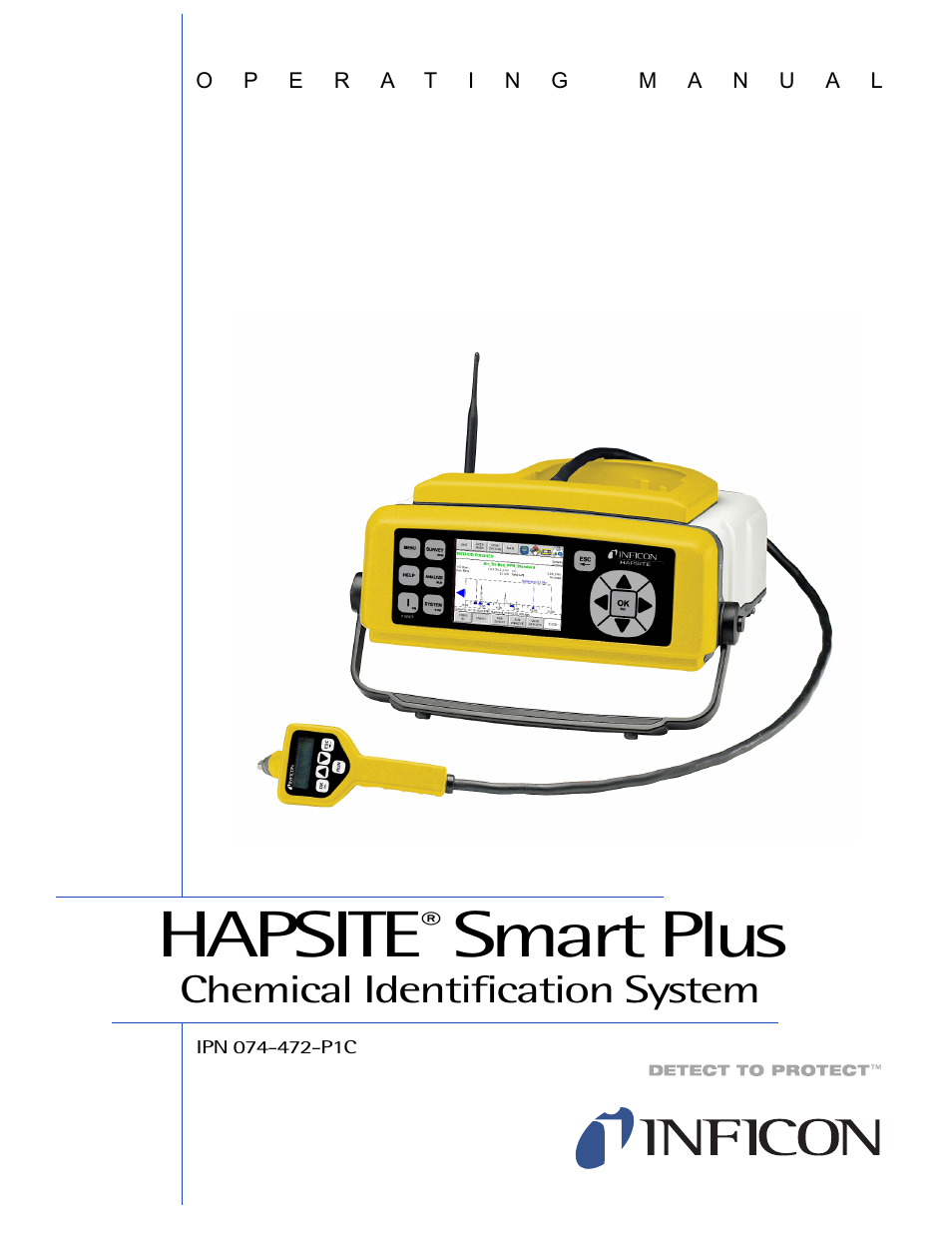 INFICON HAPSITE Smart Plus Chemical Identification System User Manual | 586 pages