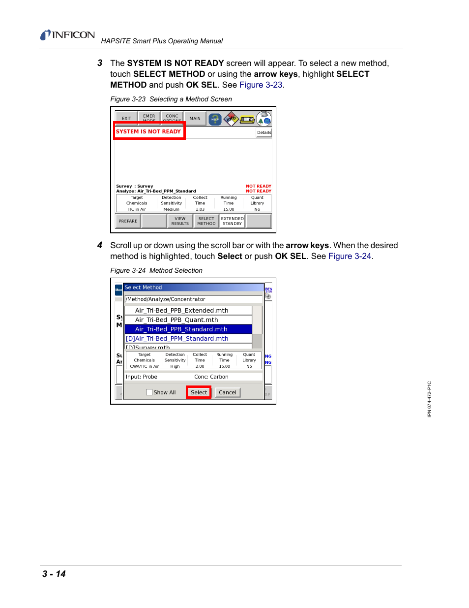 INFICON HAPSITE Smart Plus Chemical Identification System User Manual | Page 108 / 586