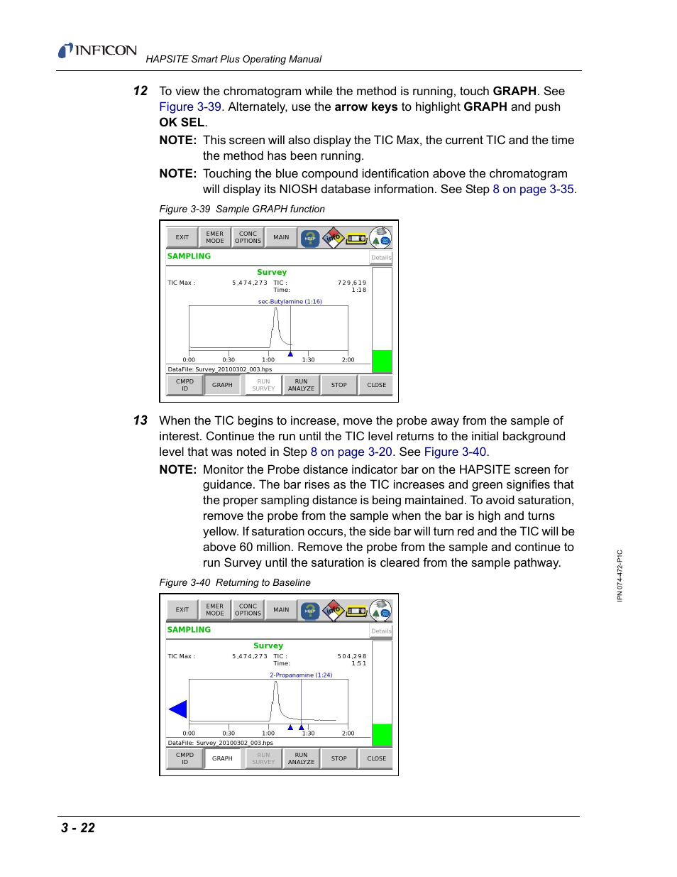 INFICON HAPSITE Smart Plus Chemical Identification System User Manual | Page 116 / 586