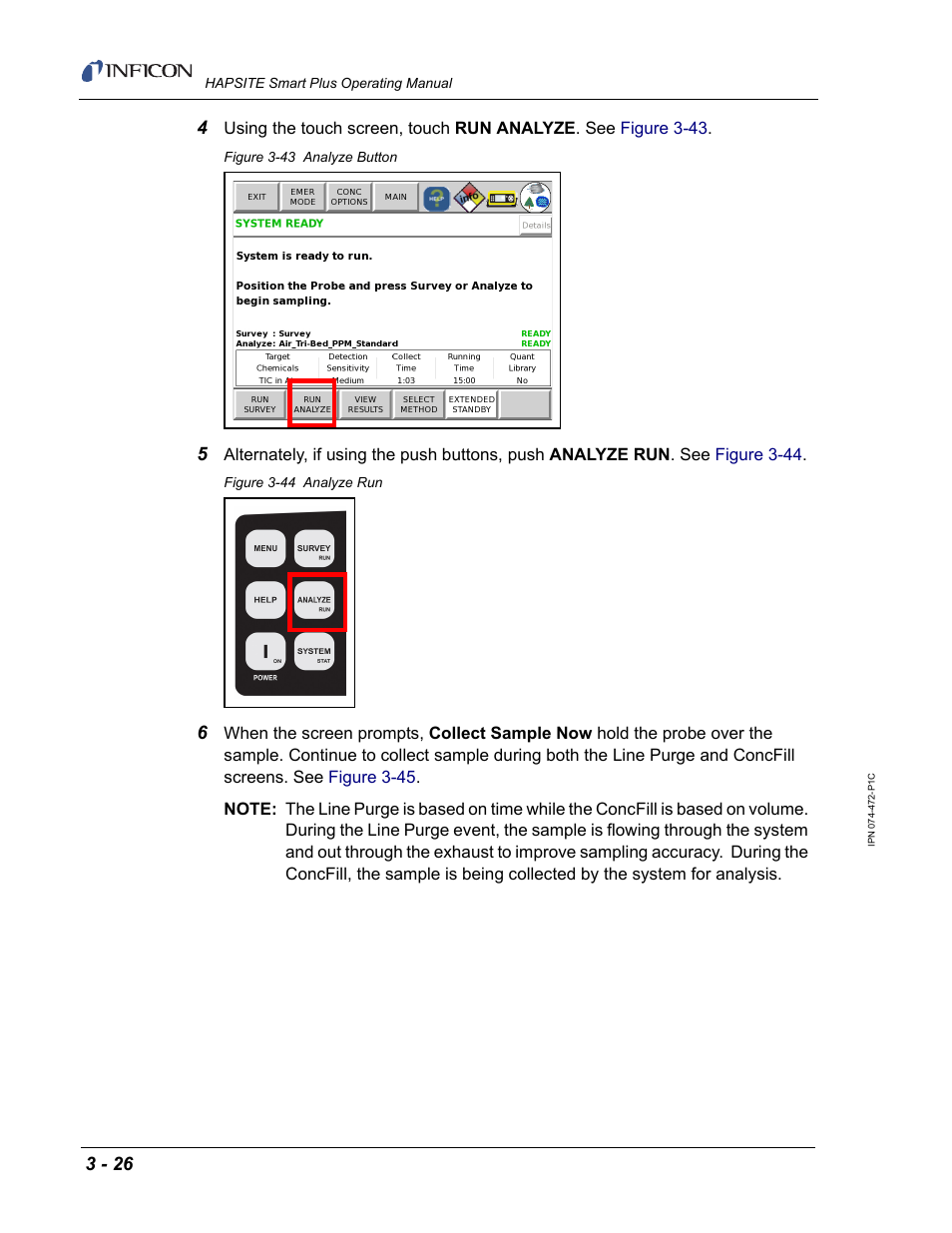 INFICON HAPSITE Smart Plus Chemical Identification System User Manual | Page 120 / 586