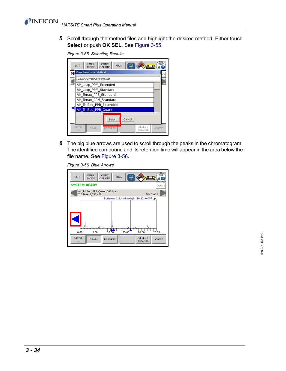 INFICON HAPSITE Smart Plus Chemical Identification System User Manual | Page 128 / 586