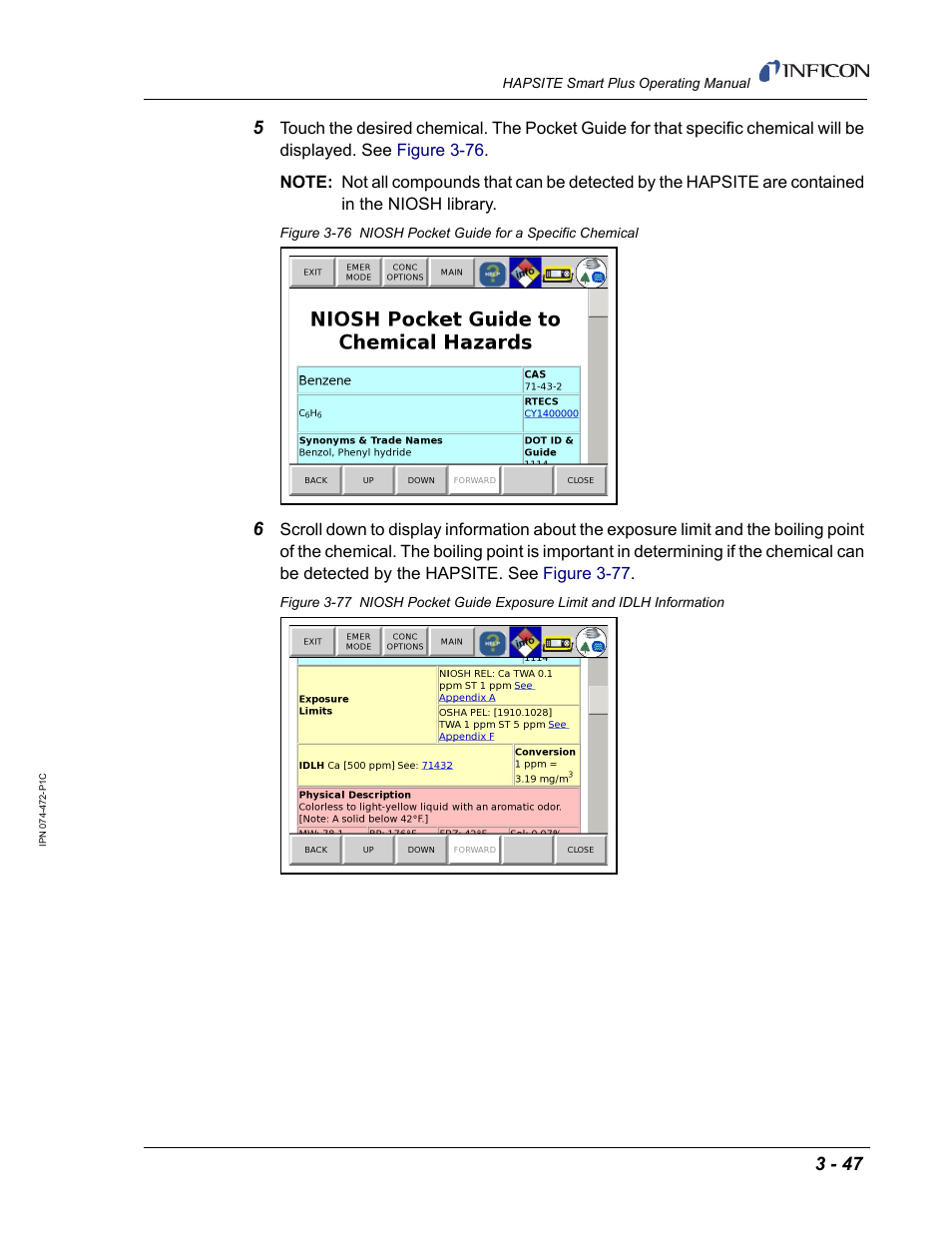 INFICON HAPSITE Smart Plus Chemical Identification System User Manual | Page 141 / 586