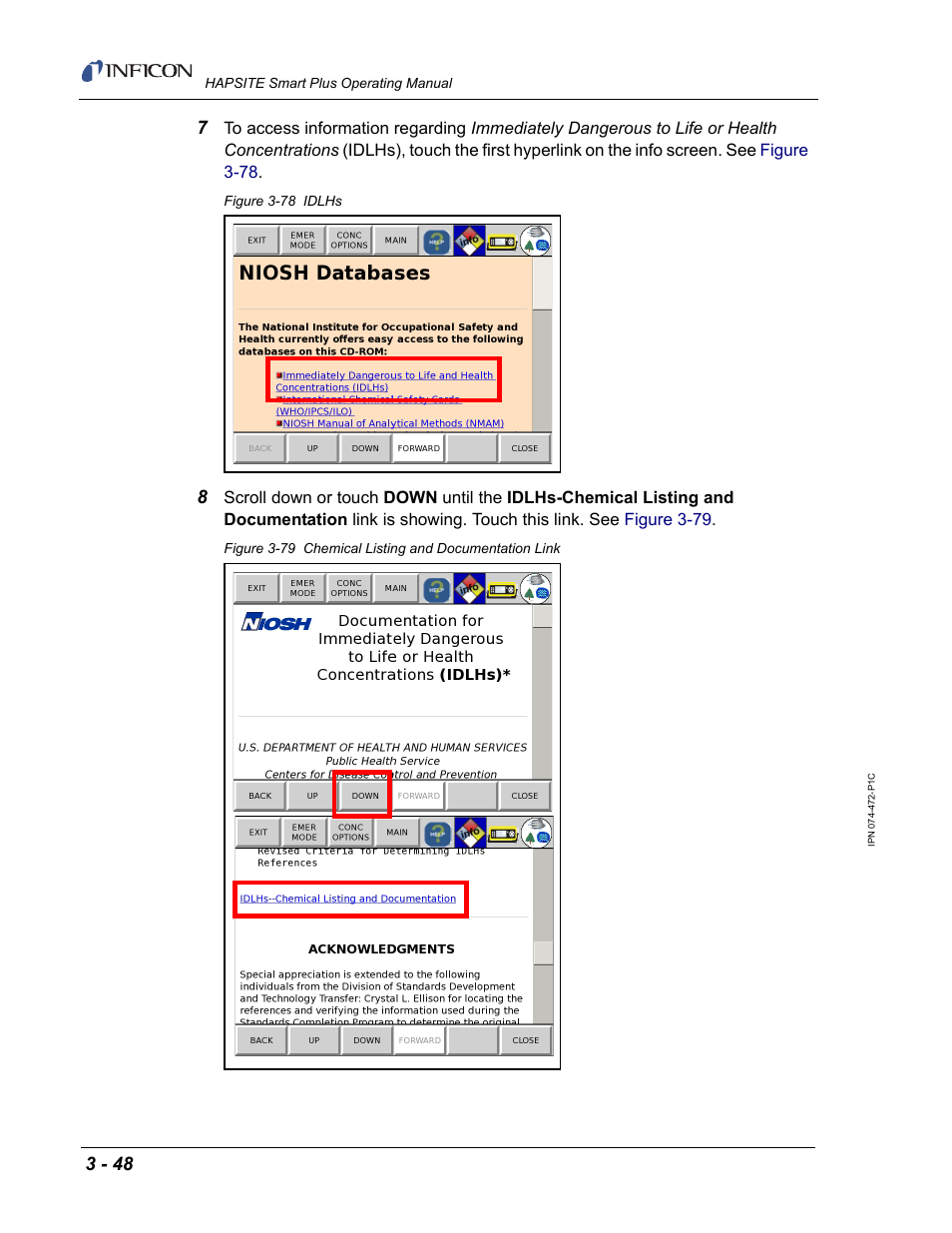 INFICON HAPSITE Smart Plus Chemical Identification System User Manual | Page 142 / 586