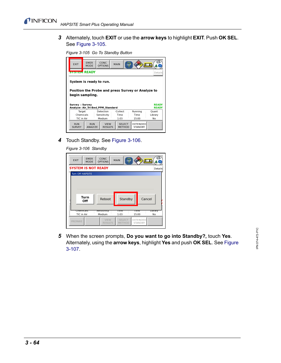 INFICON HAPSITE Smart Plus Chemical Identification System User Manual | Page 158 / 586