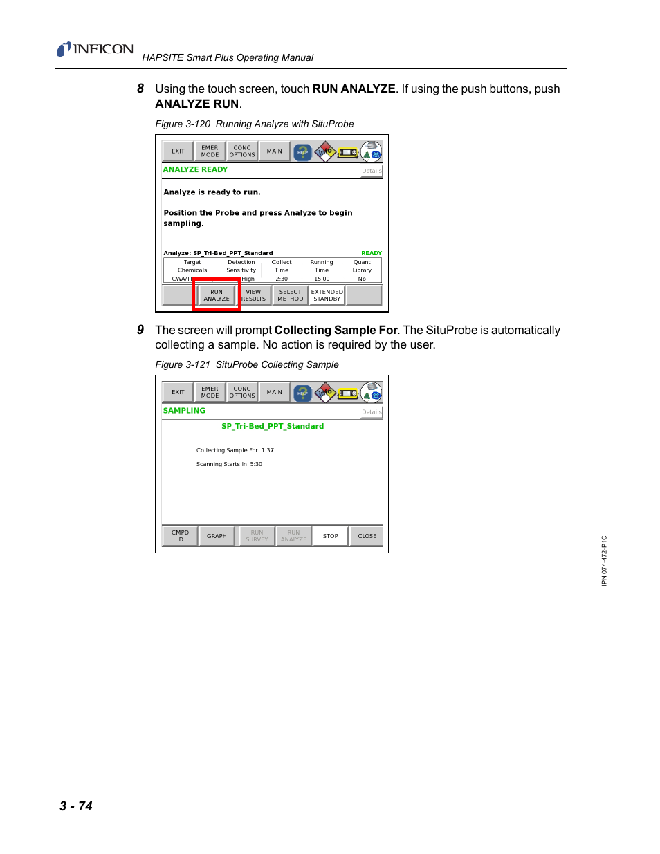 INFICON HAPSITE Smart Plus Chemical Identification System User Manual | Page 168 / 586