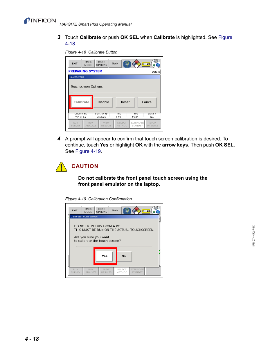 INFICON HAPSITE Smart Plus Chemical Identification System User Manual | Page 190 / 586