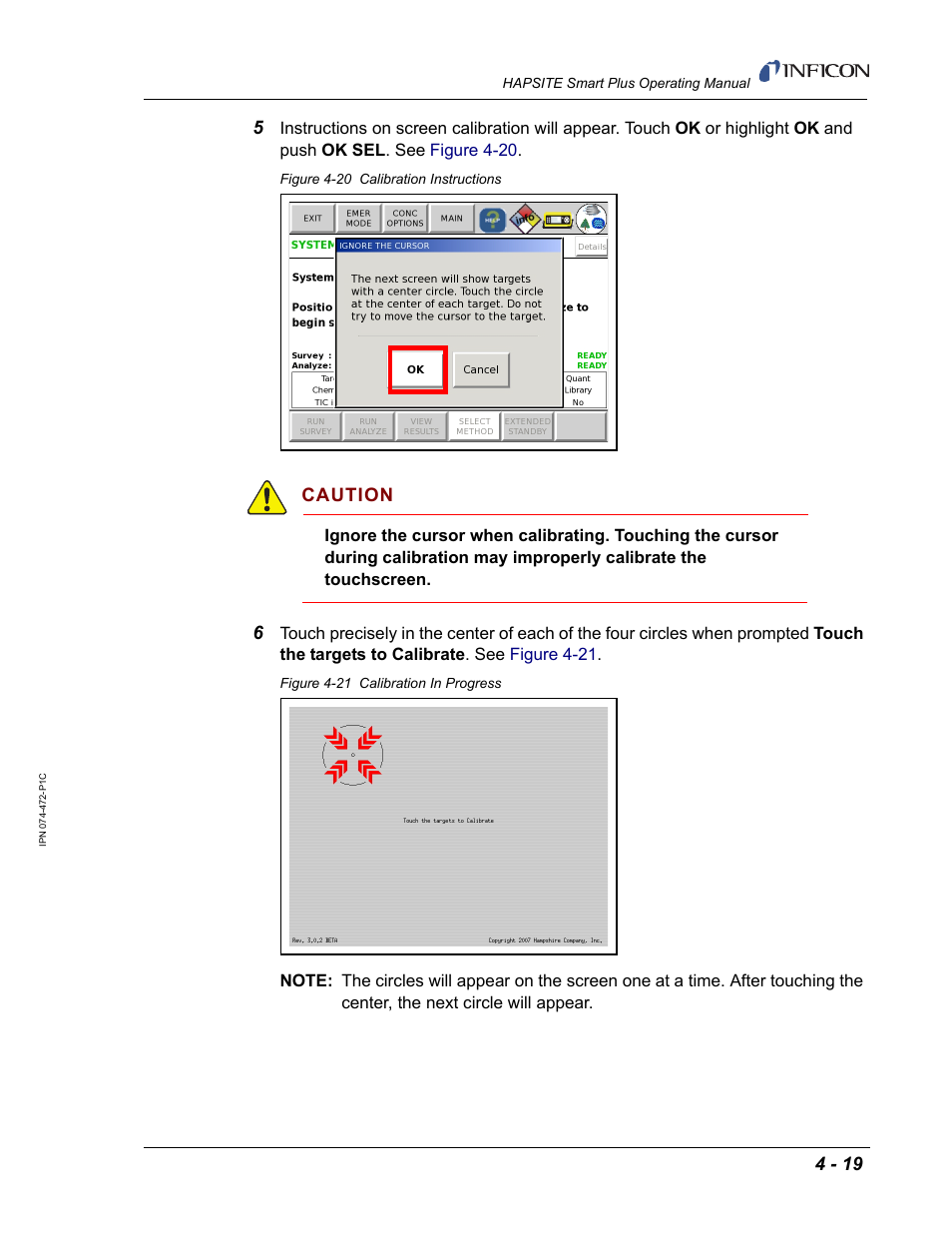 Caution | INFICON HAPSITE Smart Plus Chemical Identification System User Manual | Page 191 / 586