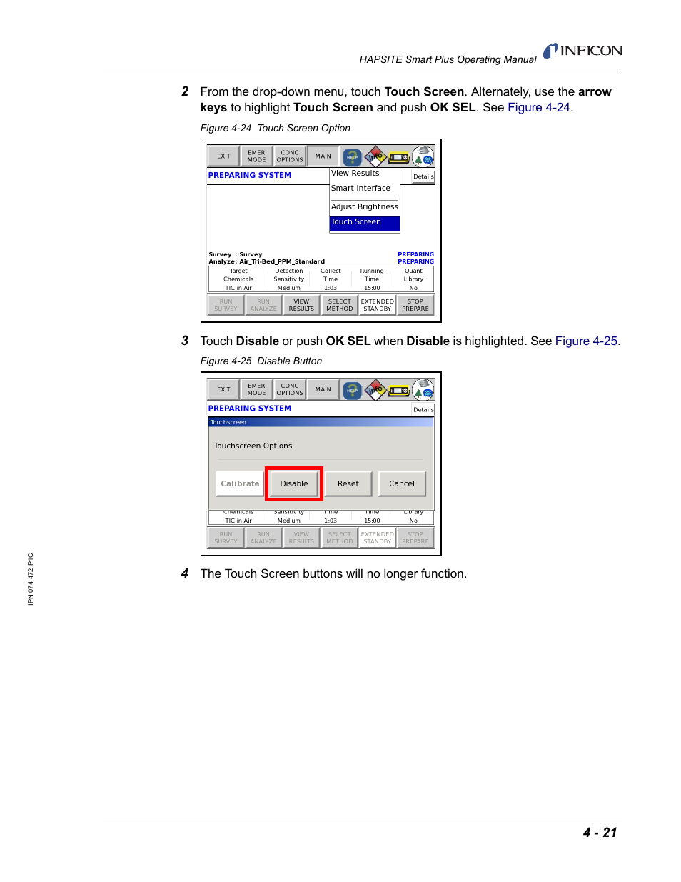 INFICON HAPSITE Smart Plus Chemical Identification System User Manual | Page 193 / 586