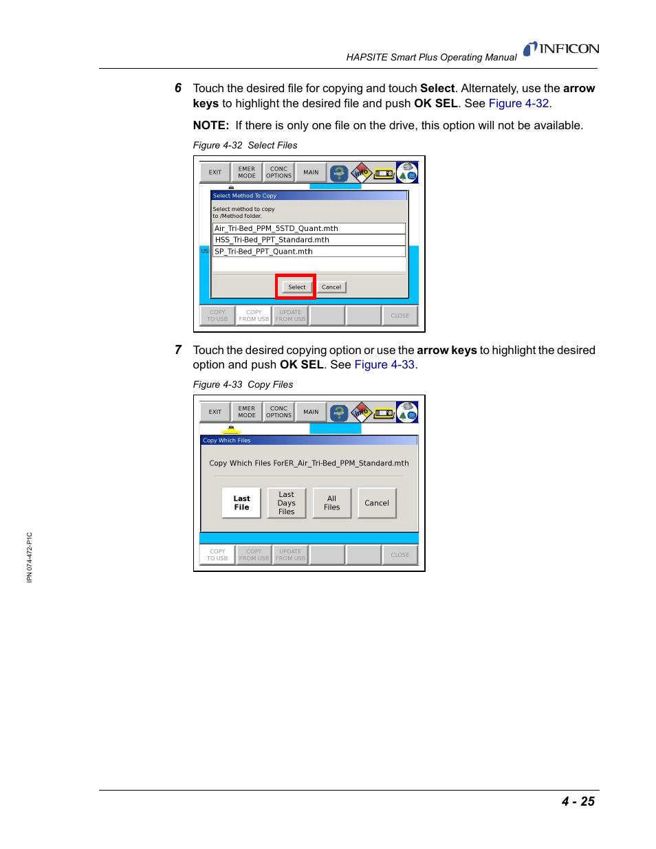 INFICON HAPSITE Smart Plus Chemical Identification System User Manual | Page 197 / 586