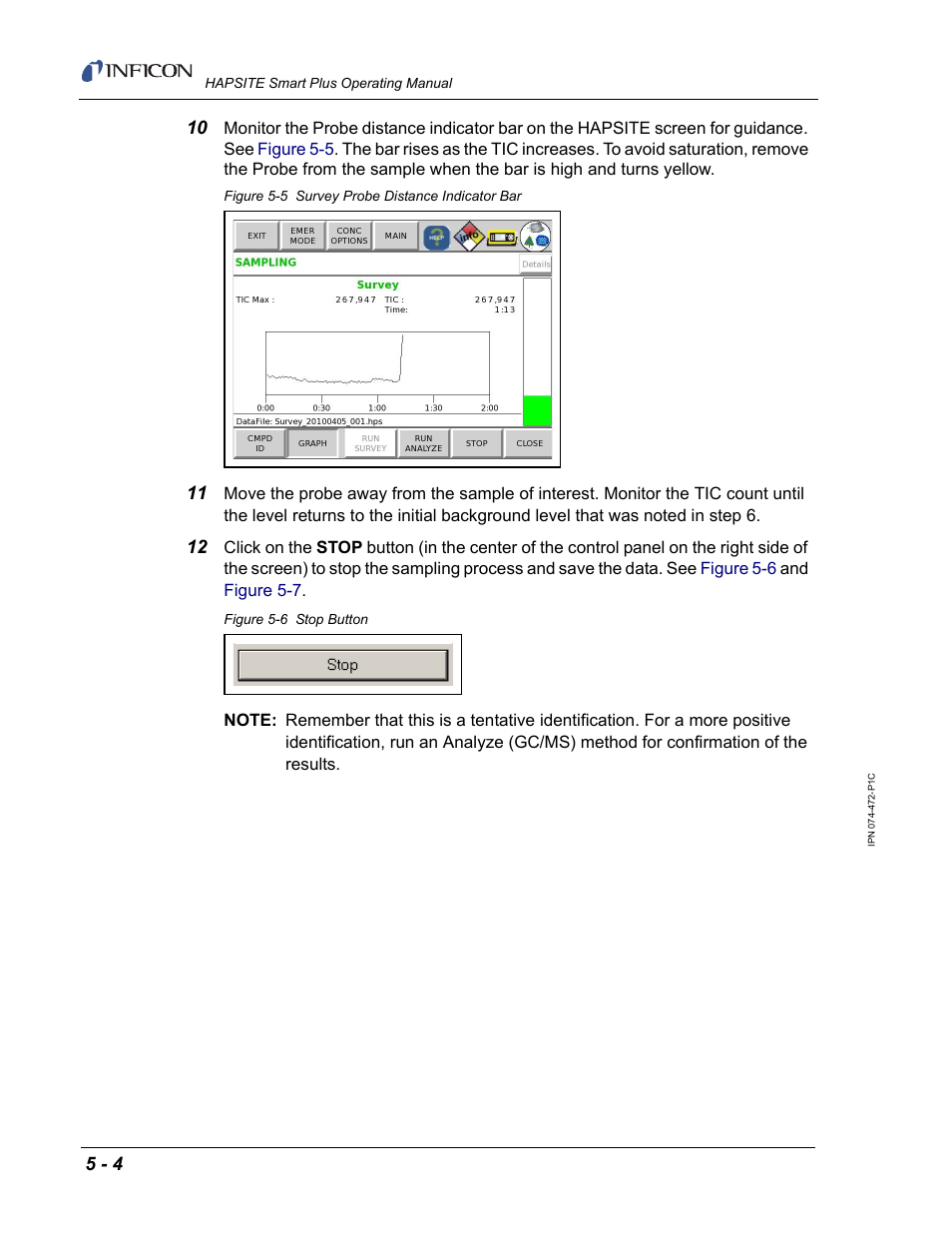 INFICON HAPSITE Smart Plus Chemical Identification System User Manual | Page 210 / 586