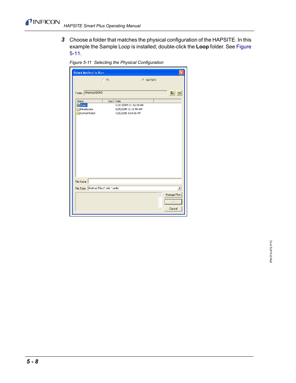 INFICON HAPSITE Smart Plus Chemical Identification System User Manual | Page 214 / 586