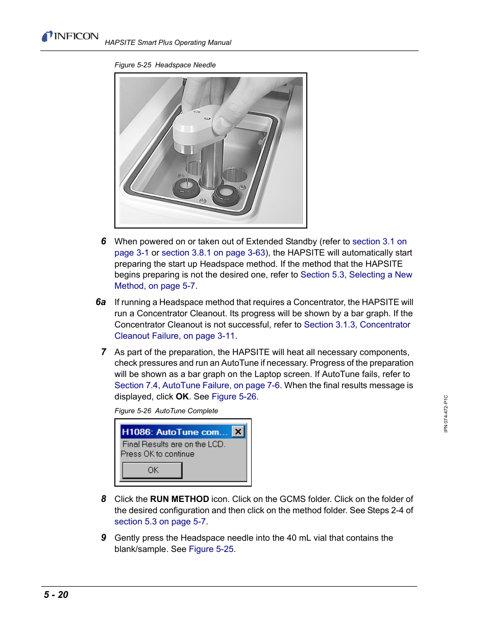INFICON HAPSITE Smart Plus Chemical Identification System User Manual | Page 226 / 586