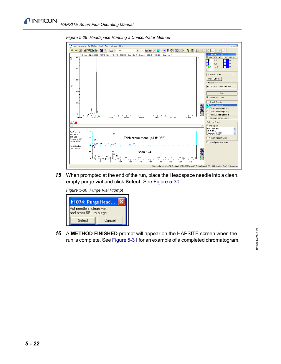 INFICON HAPSITE Smart Plus Chemical Identification System User Manual | Page 228 / 586