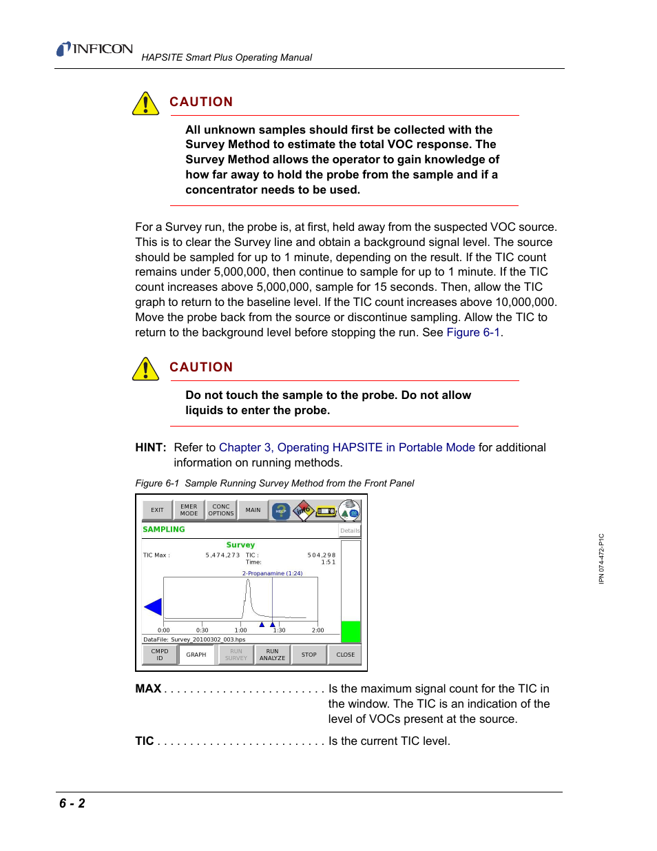 INFICON HAPSITE Smart Plus Chemical Identification System User Manual | Page 236 / 586