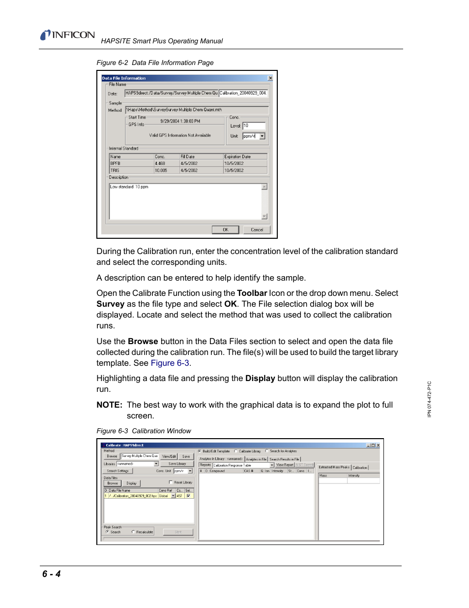 INFICON HAPSITE Smart Plus Chemical Identification System User Manual | Page 238 / 586